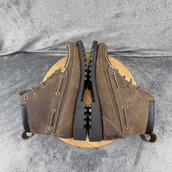 Timberland Chukka Boots Mens Size 9 Brown Leather Moc Toe Lug Lace Up 84501 main image 9